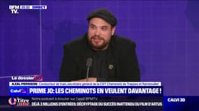 Axel Persson (CGT Cheminots de Trappes et Rambouillet): "On espère que la journée de ce mercredi sera conclusive (...) Si ce n'est pas le cas, on ira au conflit, y compris sur la période des JO"