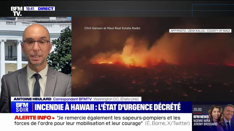 Hawaï: l'état d'urgence décrété pour faire face à d'importants incendies