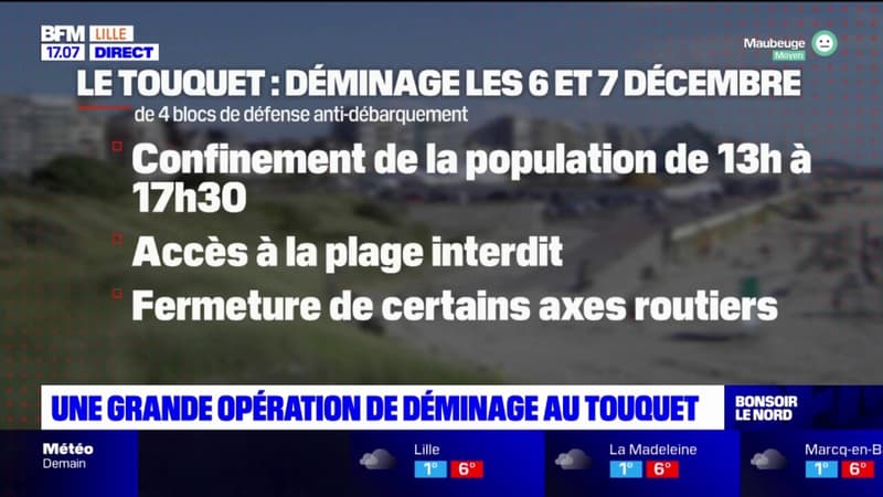 Pas-de-Calais: une grande opération de déminage au Touquet