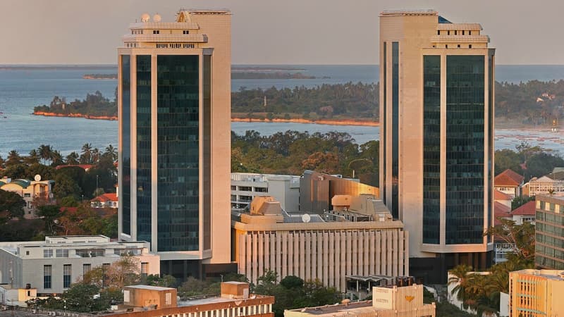 Vue de Dar Es Salam, capitale de la Tanzanie
