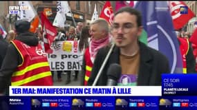 Manifestation du 1er mai: le cortège lillois s'est élancé à 10h30 