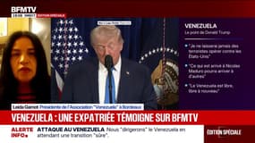 "Je ne peux que remercier Donald Trump": Leida Gamot, présidente de l'association "Venezuela", témoigne sur BFMTV après la capture de Nicolas Maduro
