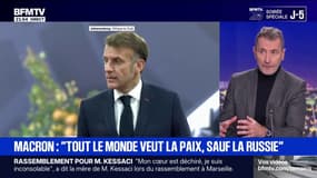 Guerre en Ukraine: sur X, Emmanuel Macron déclare que "notre soutien collectif à l'Ukraine est décisif. La sécurité et la liberté de toute l'Europe sont en jeu"