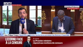 Censure: "C'est un budget d'incapables, de lâches, de nullité", déclare Jean-Philippe Tanguy (RN)