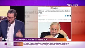 Les histoires de Charles Magnien  : Gérard Larcher et les tests PCR - 03/12