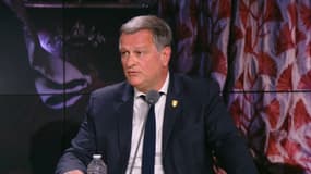 Louis Alliot, ancien directeur de cabinet de Jean-Marie Le Pen sur le plateau des Grandes Gueules le 8 janvier 2025