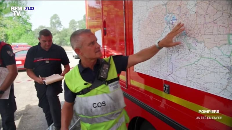 LIGNE ROUGE - Au coeur du centre de crise des incendies en Gironde