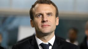 Le président de la République Emmanuel Macron en Seine-Saint-Denis le 27 février 2018