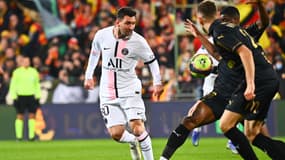 Messi lors de Lens-PSG