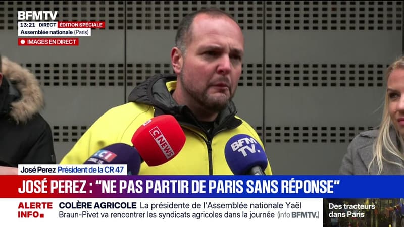 "On est à sec, on n'y arrive plus" déplore José Perez, président de la Coordination rurale 47
