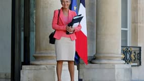 La Première ministre Elisabeth Borne sur le perron de l'Elysée le 4 juillet 2022