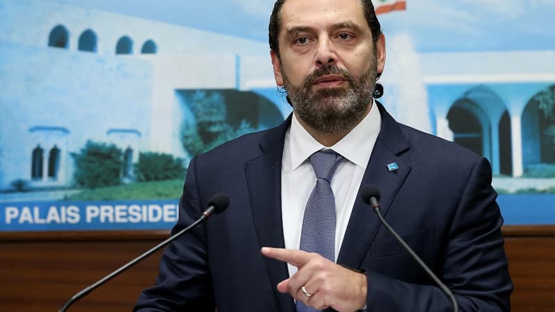 Le Premier ministre libanais Saad Hariri, le 21 octobre 2019