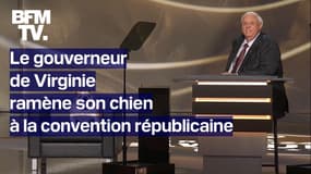 États-Unis: le gouverneur de Virginie ramène son chien sur scène lors de la convention républicaine