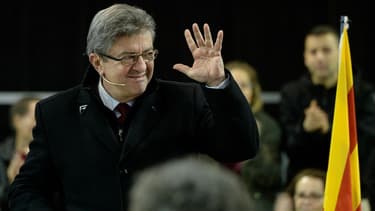 Jean-Luc Mélenchon en Espagne le 15 décembre 2017.