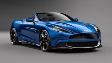 L'Aston Martin Vanquish S Volante propose de rouler cheveux au vent au son du V12