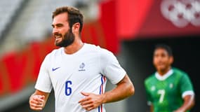 Lucas Tousart lors du match de l'équipe de France olympique face au Mexique, le 22 juillet
