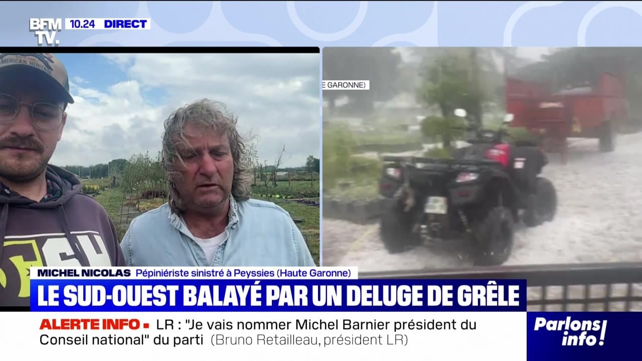 Le sud-ouest balayé par un déluge de grêle - 20/05