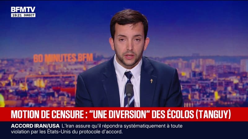 Motion de censure des Écologistes: "Les Verts ont raconté n'importe quoi pendant des années", affirme Jean-Philippe Tanguy