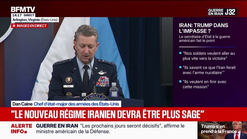 Guerre en Iran: "Au cours des 30 derniers jours, nous avons frappé plus de 11.000 cibles", affirme le chef d'état-major des armées des États-Unis