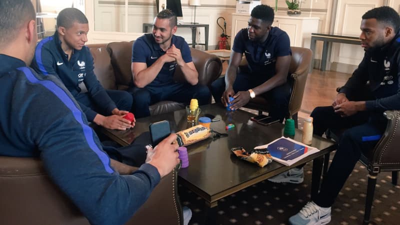Kylian Mbappé, Dimitri Payet, Samuel Umtiti et Thomas Lemar
