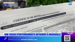 Marseille: une vague d'enterrements retardés à cause d'un mauvais formulaire