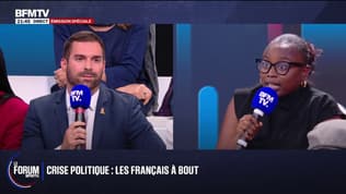 FORUM BFMTV - "Vos collègues ont parfois été condamnés pour des actes de néonazisme": échange tendu entre Danièle, étudiante et Julien Odoul, député RN