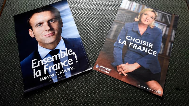 Emmanuel Macron et Marine Le Pen sont les deux candidats du deuxième tour.