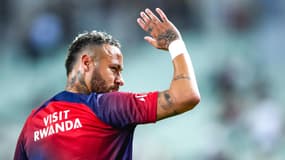 Neymar lors de la tournée au Japon avec le PSG en juillet 2023.