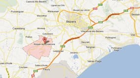Le drame s'est déroulé à 12h30, dans la commune de Nissan-Lèz-Ensérune, entre Béziers et Narbonne.