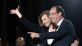 François Hollande et Valérie Trierweiler le soir du 6 mai.
