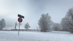 La station du Markstein, le 10 janvier 2024.