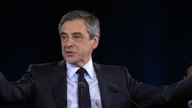 François Fillon était en meeting à Paris ce dimanche.