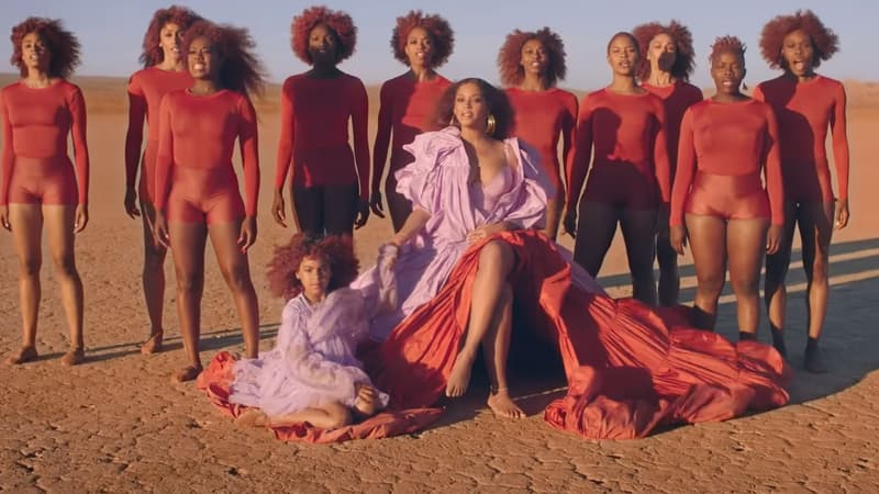 Beyoncé dans le clip Spirit