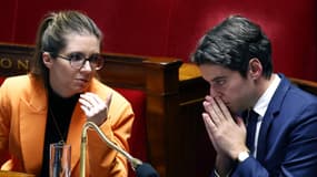 Aurore Bergé et Gabriel Attal