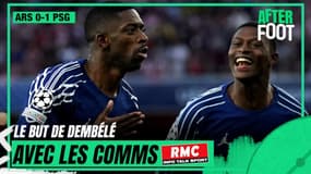Arsenal 0-1 PSG : Le but de Dembélé avec les comms RMC