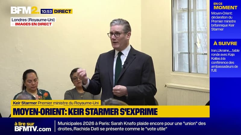 Guerre au Moyen-Orient: "Les États-Unis utilisent maintenant des bases aériennes britanniques", déclare Keir Starmer