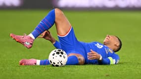 Kylian Mbappé avec l'équipe de France contre l'Azerbaïdjan, le 10 octobre 2025