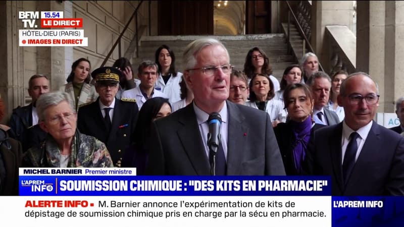 Soumission chimique: Michel Barnier veut 