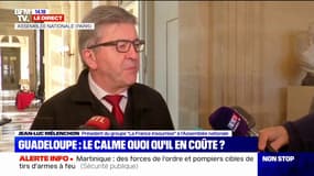 Pour Jean-Luc Mélenchon, envoyer le GIGN et le Raid en Guadeloupe est "une provocation inutile"