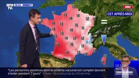 La météo de ce dimanche: après une période douceur, l'arrivée d'une perturbation va amener averses et nuages