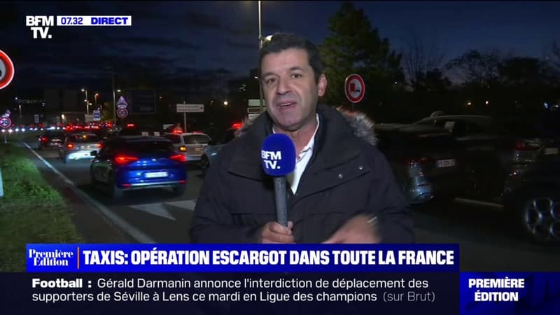 Toulouse, Marseille, Paris... Opposés au covoiturage sanitaire obligatoire, les taxis mènent des opérations escargots dans toute la France