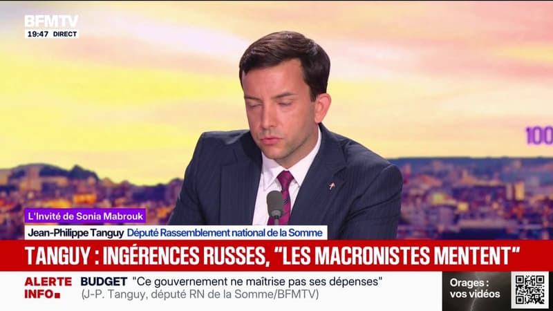 Facturation électronique: le député RN Jean-Philippe Tanguy, député RN, veut "suspendre" la réforme