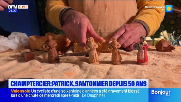 Champtercier : dans l'atelier d'un santonnier pour les fêtes