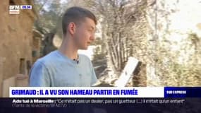 Incendie dans le Var: un jeune de 17 ans a vu son hameau détruit par les flammes