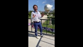JO 2024: rencontre avec le co-créateur du ballon qui porte la vasque olympique