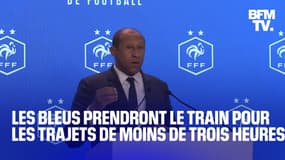 Les Bleus se déplaceront désormais en train pour les trajets de moins de trois heures