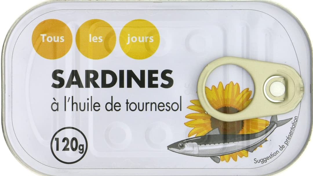 Ces sardines, de la marque Tous les Jours et vendues chez Casino, font l'objet d'un rappel partout en France à cause d'un risque d'allergie aiguë.