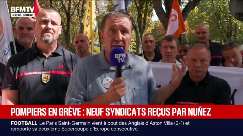 Pompiers en grève: "On n'a pas les moyens tous les jours de réaliser nos missions", affirme Alain Laratta, porte-parole de l'intersyndicale