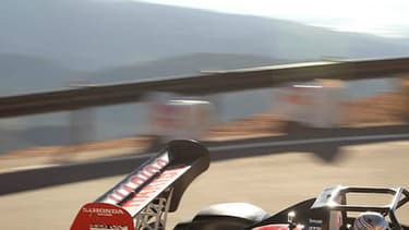 Romain Dumas décroche sa deuxième victoire à Pikes Peak, encore une fois au volant de la Norma M20 RD.