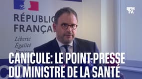  Canicule: le point-presse du ministre de la Santé, Aurélien Rousseau 